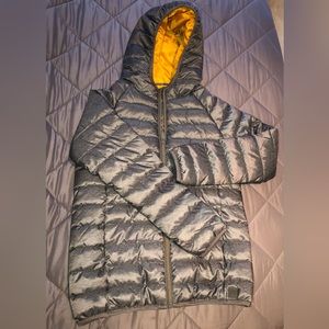 Boys Primark Gray/Yellow lightweight puffer Coat